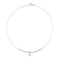 Collana Rue des Mille Donna I Sogni Son Desideri in Argento GR-1SOG PL STE RH - GR-1SOG PL STE RH